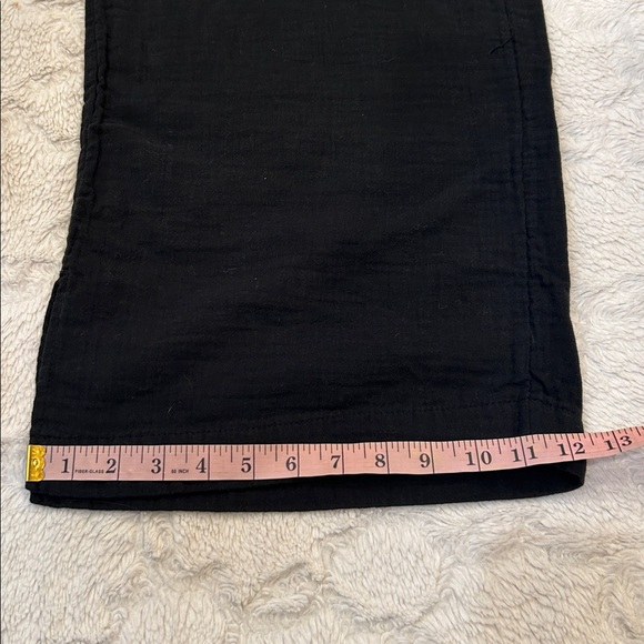 Old Navy - Black Muslin High-Rise Wide Leg Comfort Waistband Pants - Medium - Picture 5 of 12